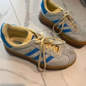 Adidas Kids Sneakers in Blue and Yellow